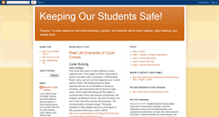 Desktop Screenshot of keepingourstudentssafe.blogspot.com