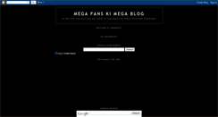Desktop Screenshot of mega-fans.blogspot.com
