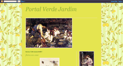 Desktop Screenshot of portalverdejardim.blogspot.com