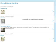Tablet Screenshot of portalverdejardim.blogspot.com