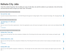 Tablet Screenshot of kolkatacityjobs.blogspot.com