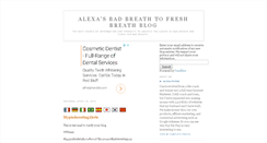 Desktop Screenshot of alexas-freshbreath.blogspot.com