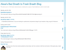 Tablet Screenshot of alexas-freshbreath.blogspot.com