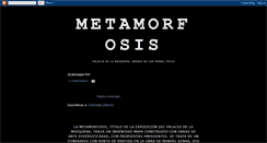 Desktop Screenshot of metamorfosis-palaciodelamosquera.blogspot.com