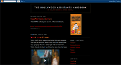 Desktop Screenshot of hollywoodassistantshandbook.blogspot.com