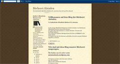 Desktop Screenshot of buecherei-alstaden.blogspot.com