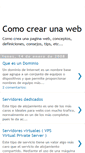 Mobile Screenshot of comocrearunaweb.blogspot.com