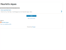 Tablet Screenshot of haurietis-aquas.blogspot.com
