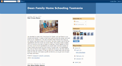 Desktop Screenshot of deanfamilyhomeschoolingtasmania.blogspot.com