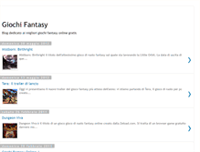 Tablet Screenshot of giochi-fantasy.blogspot.com