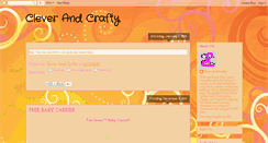 Desktop Screenshot of cleverandcrafty.blogspot.com