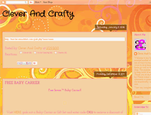 Tablet Screenshot of cleverandcrafty.blogspot.com