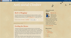 Desktop Screenshot of anti-socialclimber.blogspot.com