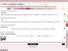 Tablet Screenshot of cuentanloscortos.blogspot.com