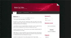 Desktop Screenshot of madeuptales.blogspot.com