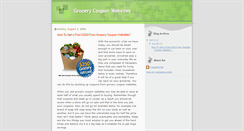 Desktop Screenshot of grocerycouponwebsites.blogspot.com