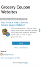 Mobile Screenshot of grocerycouponwebsites.blogspot.com
