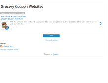 Tablet Screenshot of grocerycouponwebsites.blogspot.com