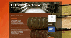 Desktop Screenshot of francaincertidumbre.blogspot.com