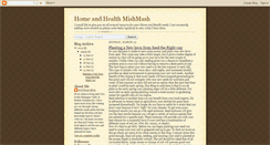 Desktop Screenshot of homeandhealthmishmash.blogspot.com