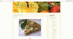 Desktop Screenshot of kitchenforager.blogspot.com