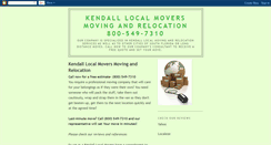 Desktop Screenshot of kendalllocalmovers.blogspot.com