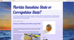 Desktop Screenshot of floridacorrupshinestate.blogspot.com