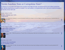 Tablet Screenshot of floridacorrupshinestate.blogspot.com