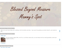 Tablet Screenshot of mammysspot.blogspot.com