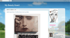 Desktop Screenshot of mybeautyhoard.blogspot.com