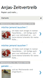 Mobile Screenshot of anjas-zeitvertreib.blogspot.com