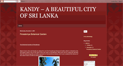 Desktop Screenshot of kandycity-srilanka.blogspot.com