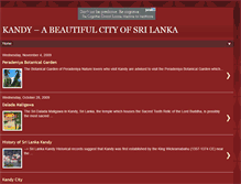 Tablet Screenshot of kandycity-srilanka.blogspot.com