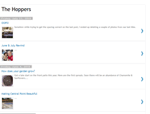 Tablet Screenshot of blogginwiththehoppers.blogspot.com