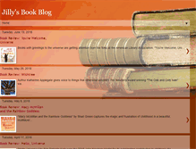 Tablet Screenshot of jillysbookblog.blogspot.com