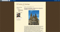 Desktop Screenshot of caminodesantoago.blogspot.com