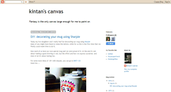Desktop Screenshot of kintancanvas.blogspot.com