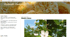 Desktop Screenshot of ozahrade.blogspot.com