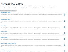 Tablet Screenshot of bintangusahakita.blogspot.com