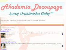 Tablet Screenshot of kursy-decoupage.blogspot.com