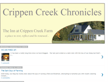 Tablet Screenshot of crippencreekchronicles.blogspot.com