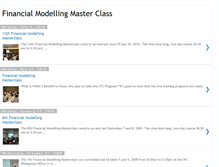 Tablet Screenshot of financialmodellingmasterclass.blogspot.com