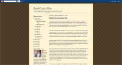 Desktop Screenshot of paulcoia.blogspot.com