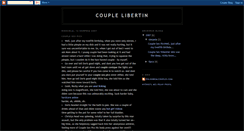 Desktop Screenshot of couple-libertin.blogspot.com