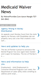Mobile Screenshot of medicaidwaivernews.blogspot.com