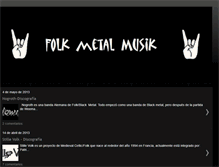 Tablet Screenshot of folkmetalmusik.blogspot.com