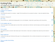 Tablet Screenshot of knittingfrida.blogspot.com