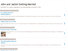 Tablet Screenshot of johnandjackiegettingmarried.blogspot.com