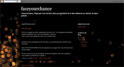 Desktop Screenshot of faceyourchance.blogspot.com