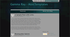 Desktop Screenshot of gammaray-mosttemplates.blogspot.com